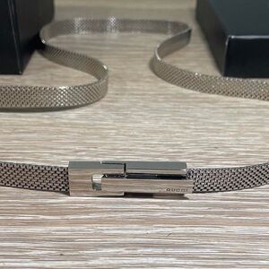 Gucci Vintage Metal Mesh Belt – Medium